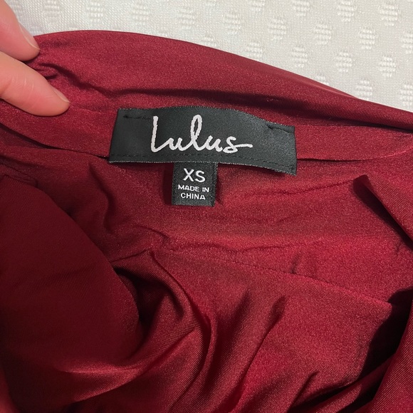 Always Stunning Convertible Burgundy Maxi Dress from LuLus. Size XS - Picture 8 of 8